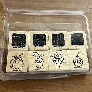 Stampin Up! : Little Layers II Set Of 8 Stamps  2003
